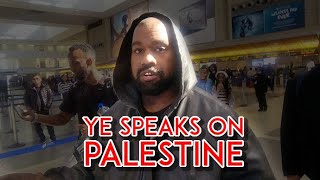 Kanye West Shifts The Focus When Asked About The Palestinian Conflict [upl. by Wivinah726]