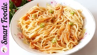 Spicy Korean Pasta Recipe  Chow Mein Recipe [upl. by Idnek102]