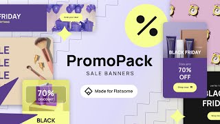 PromoPack  SALE amp Black Friday Designs for Flatsome Theme [upl. by Azpurua]