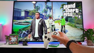 GTA 5 XBOX ONE S POV Gameplay Test Graphics And Performance [upl. by Rialb948]