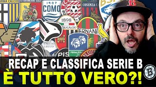 CLASSIFICA SERIE B 🔥RECAP CATANZARO ⚡COMO E SAMPDORIA ✈️ PARMA VENEZIA PALERMO E CREMONESE KO [upl. by Bil]