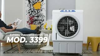 Enfriador Evaporativo Portátil 60L Modelo 3399 Mytek【Full Video】 [upl. by Swain]