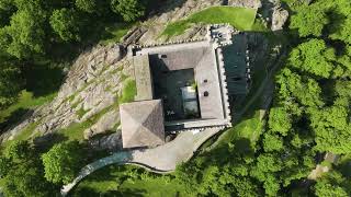 Three Castles Defensive Wall and Ramparts of the MarketTown of Bellinzona UNESCO World Heritage [upl. by Sophy]