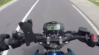 Suzuki Gixxer 150 FI Acceleration Test [upl. by Yzeerb]