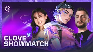 Mixwell Kyedae and mimi Play Clove for The First Time  VALORANT Clove Showmatch [upl. by Oralla]