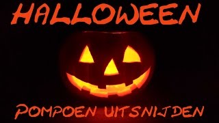 Halloween pompoen uitsnijden 1 [upl. by Fernande]