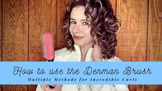 How To Use the DENMAN BRUSH Multiple Methods for Maximum Definition and Incredible Curls [upl. by Ardna]