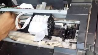 How to fix  epson l210 l220 l380 two red light blinking problem [upl. by Eilliw131]