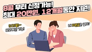 2022 청년월세지원 매달 20만원 신청 나도 가능 [upl. by Laersi]