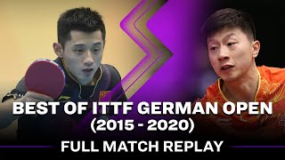 FULL MATCH  MA Long CHN vs ZHANG Jike CHN  MS F  2015 German Open [upl. by Graaf869]