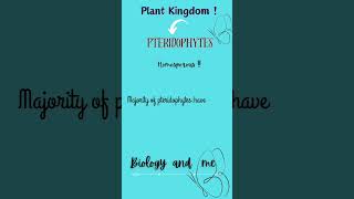 pteridophytes plantkingdom fypシ゚viral study class11th neet ncertbiology dontmissmustwatch [upl. by Irish441]