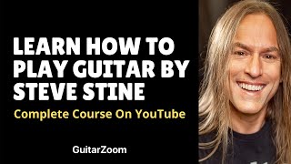 Learn How To Play Guitar by Steve Stine  Beginner Guitar Lesson 1 [upl. by Enilaf]