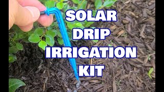 Solar Drip Automatic Irrigation Kit Self Watering System [upl. by Ivets]