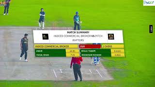 24 Feb 2024  PITCH RAPTORS vs INDEED COMMERCIAL BROKER  BS BLASTER SUPER LEAGUE [upl. by Salkin]