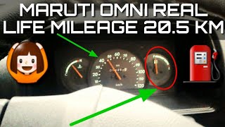 Maruti omni mileage 20 On highway  Best tricks for increase car mileage [upl. by Amado73]