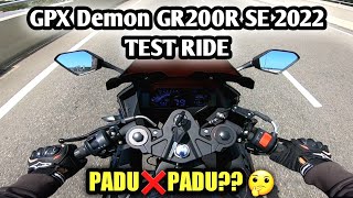 GPX Demon GR200R SE 2022 Malaysia  TEST RIDE [upl. by Millian]