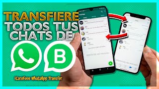 Cómo Pasar Chats de WhatsApp de Android a iPhone  ¡CON 1 CLICK  iCareFone WhatsApp Transfer [upl. by Bakeman]