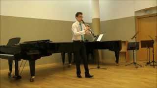 Louis Cahuzac Arlequin for Clarinet Solo [upl. by Astera]