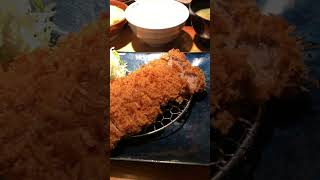 Best Tonkatsu Pork I’ve Eaten in Tokyo Japan [upl. by Trueman]