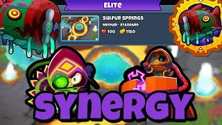 ELITE Bloonarius Tutorial  No Monkey Knowledge  Sulfur Springs  BTD6 [upl. by Ainesey]