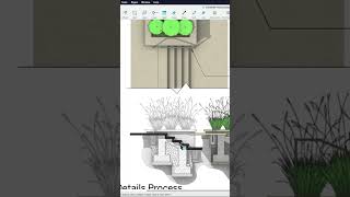 Fading by Stacking Viewports sketchup 3dmodeling [upl. by Aerdnaed]