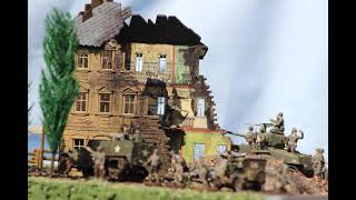 Normandy 1944  172 WW2 Diorama Italeri 6116 [upl. by Anisamot]