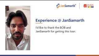 JanSamarth Mudra loan Yojana from BankofBaroda  Testimonial 591 [upl. by Blondy758]