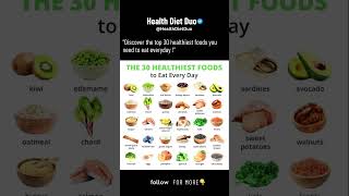 The 20 Healthies Foods  HealthDietDuo shorts [upl. by Eural]