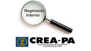 DICA 01 SOBRE REGIMENTO INTERNO CREA PA CONCURSO 2024 [upl. by Maurizio88]