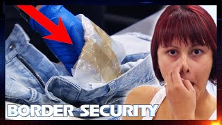 Frisk Search Reveals Drgs Taped in Travellers Jeans 😲 S10 EP12  Border Security Australia [upl. by Rexer551]