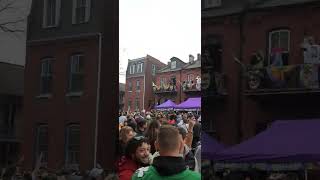 44th Soulard Mardi Gras Party after the Grand Parade in St Louis Mo Feb 18 2023 [upl. by Auoh144]