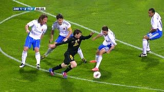 Messi Masterclass vs Real Zaragoza Away 201112 English Commentary HD 1080i [upl. by Celeski]