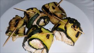 Involtini di zucchine alla mousse di prosciutto [upl. by Eimorej]