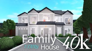 BLOXBURG Family House Build 2Story 40K [upl. by Hound665]