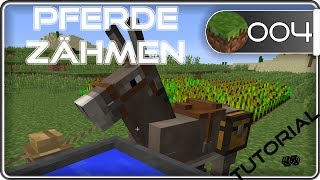 🌟 Minecraft Pferde zähmen  und reiten  Wiki  Tutorial 4  Deutsch  CLM [upl. by Carlock759]