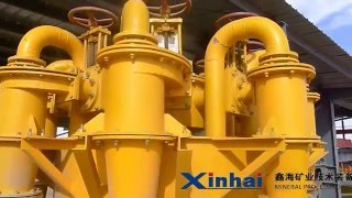 Hydrocyclone Used for Minerals ores Classifying Xinhai 2020 [upl. by Oiramd]