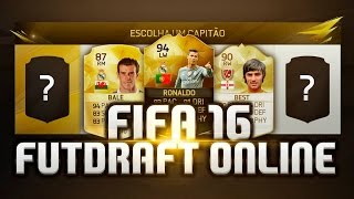 FIFA 16 FUT DRAFT ONLINE  MEU DEUS ATAQUE DOS SONHOS  01 [upl. by Nodnil368]