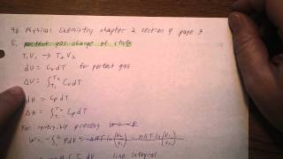 Physical Chemistry chapter 2 section 9 [upl. by Sherwood]