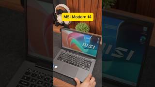 لابتوب MSI Modern 14  الأداء المتوازن والتصميم العصري وميزات Ai للأعمال والطلاب بسعر معقول 😍💻 [upl. by Hardden]