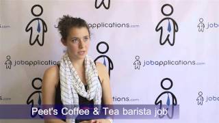 Peets Coffee amp Tea Interview  Barista [upl. by Chance]