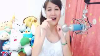 Xinh Taiwan girl sings Pulcino Pio in Chinese [upl. by Zarah]