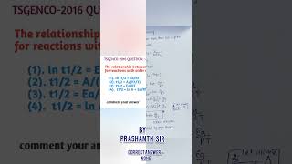 TSGENCO2016 chemist question tsgenco chemistry csirnet tsset onlineclasses tspscjl [upl. by Adnamal]