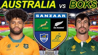 AUSTRALIA vs SOUTH AFRICA Rugby Championship 2024 Live Commentary [upl. by Anaerda677]