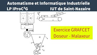 Automatisme et Informatique Industrielle  LP IProC²G  TD4 DoseurMalaxeur [upl. by Roderich718]