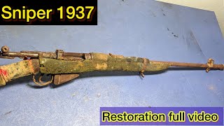 Mauser ker98 rifle  old gun restoration  M48 Yugoslavian restoration  gun restoration [upl. by Ilhsa]