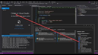 C CMake Project in Visual Studio 2019  Getting Started [upl. by Akinam455]