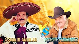 VICENTE FERNANDEZ y ANTONIO AGUILAR EXITOS LO MEJOR DE RANCHERAS MEXICANAS MIX [upl. by Eenafit453]