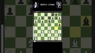 Nepo vs Ding Game 1 World Chess Championship [upl. by Kcirdnekel]