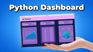 Make Modern Python Dashboards With Tkinter amp Matplotlib [upl. by Acirretal]