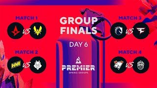 Spring Groups 2024 Day 6 Astralis vs Vitality NAVI vs G2 Liquid vs FaZe Virtuspro vs BIG [upl. by Goth156]